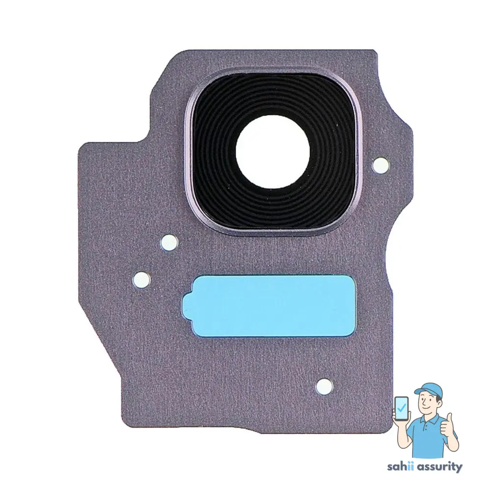 Camera Lens Glass with Frame for Samsung Galaxy S8 Plus Grey thumbnail